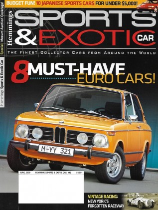 HEMMINGS SPORTS & EXOTIC CAR 2009 JUNE - '58 BEUTLER-PORSCHE, PROJ MGB XXVI